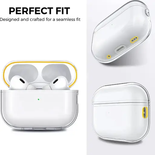 Чехол AhaStyle Transparent Case для Airpods Pro 2 Transparent [133864] - фото 4