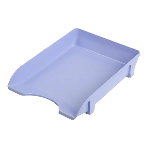 Лоток горизонтальный пластиковый, сиреневый
