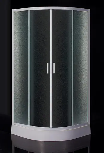 Душова кабіна Eger Tisza 80x80 скло Zuzmara 599-020, матовий, білий - фото 2