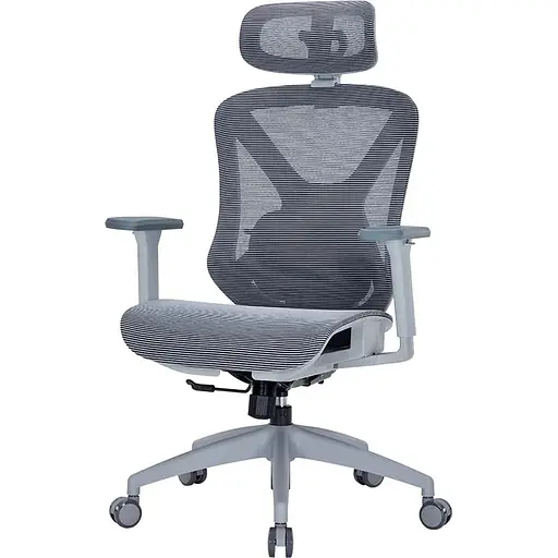 Крісло офісне Officepro Atlas OC630G-DG-DG Gray/Dark Gray (OC630-G-DG-DG) - фото 2