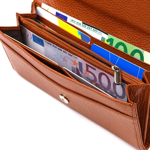 Жіночий шкіряний гаманець Canpellini 19х9.2х2 см acs0025531 - фото 5