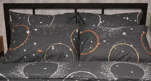 Набір наволочок Moon&Star Бязь Gold Люкс Cosmic Glow 40х40 см 2 шт - фото 1