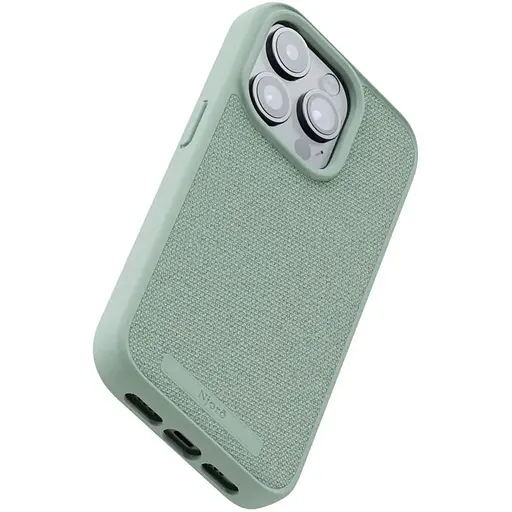 Чохол-накладка Njord Fabric MagSafe Case Turquoise для iPhone 15 Pro - фото 5