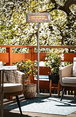 Нагрівач патіо Camry CR 7737 на ніжці Польща 2000 Вт - фото 7