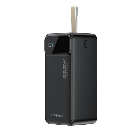 Повербанк 50000 mAh Choetech B732 Black 22.5W QC3.0 PD3.0 (43-00118)