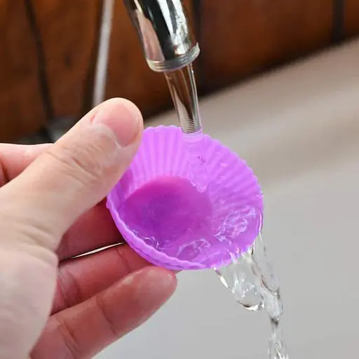 Набір силіконових форм для випічки кексів, мафінів, міні-тортиків 12 шт., A-plus 85544 - фото 7