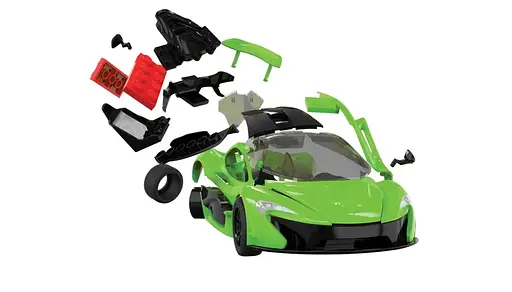 Конструктор Airfix суперкар McLaren P1 QUICKBUILD зелений J6021 - фото 2
