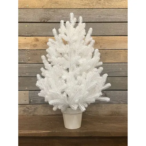 Ялинка Hvoya Traditional лита в горщику 70 см біла новинка