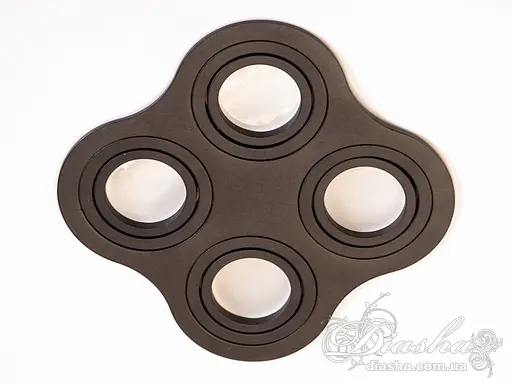 Унікальний чотирьохламповий поворотний точковий алюмінієвий світиль. - фото 3