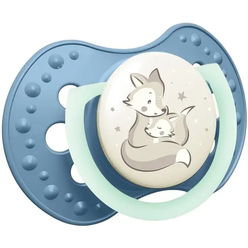 Пустушка силіконова динамічна LOVI Night&Day Boy 0-6 місяців 2 шт. (22/913_newboy) - фото 2