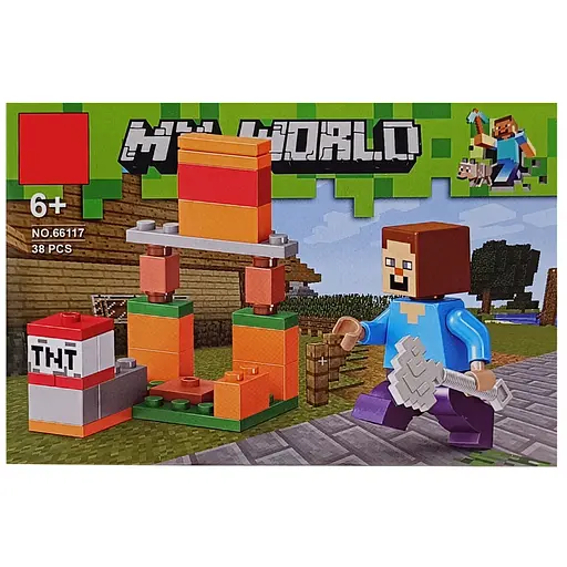Конструктор дитячий "Minecraft" 66117-2, 39 деталей