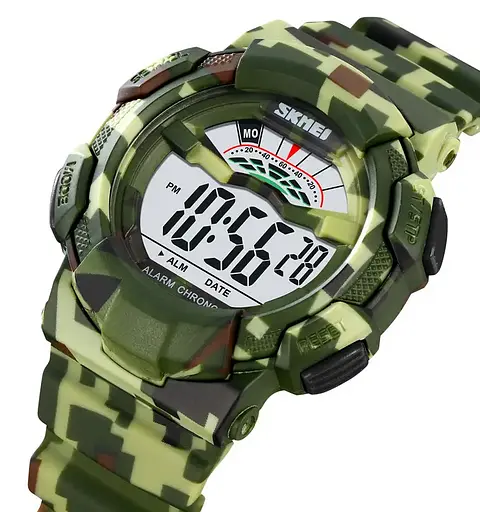 Чоловічий спортивний годинник Skmei 2153 (Камуфляж) - фото 2