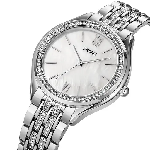 Женские наручные часы Skmei 1970 (Серебристые) - фото 3
