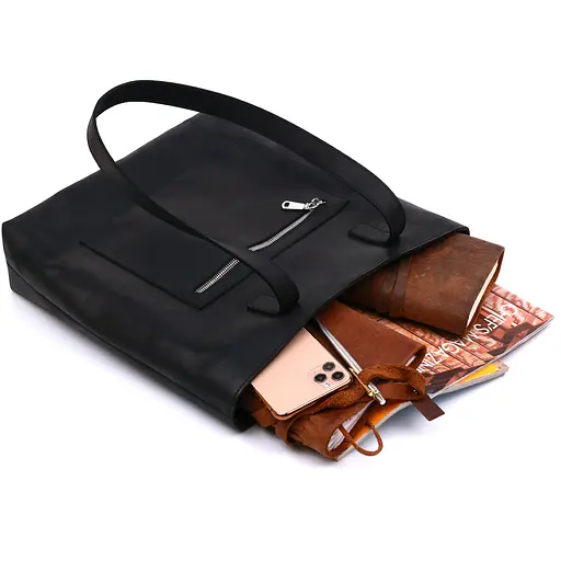 Кожаная женская сумка Shvigel 36х33х8.5 см sum0020190 - фото 6