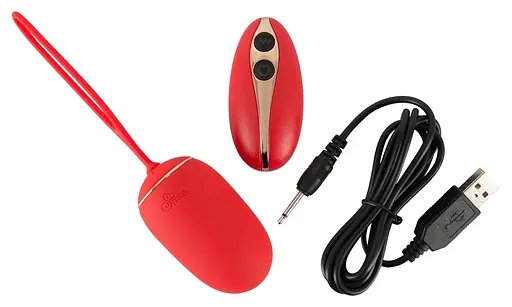 Виброяйцо Sweet Smile Remote Controlled Love Ball 15.3 см красный - фото 3