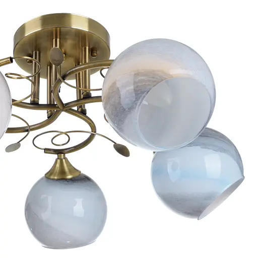 Люстра стельова Brille класична E27 60W BZ (LK-682C/5) - фото 2