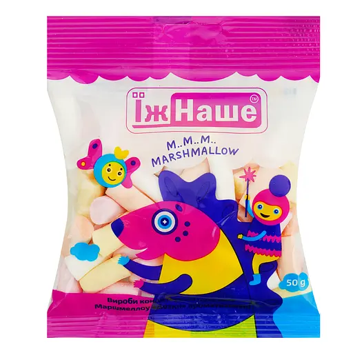 Маршмеллоу Їж наше Дозки ароматизовані 50 г