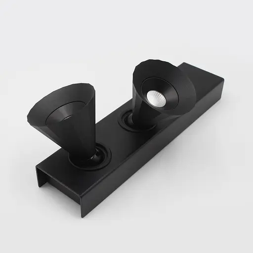 Накладной светильник Skarlat RSLC74131-2 2x7W BK 4000K - фото 4