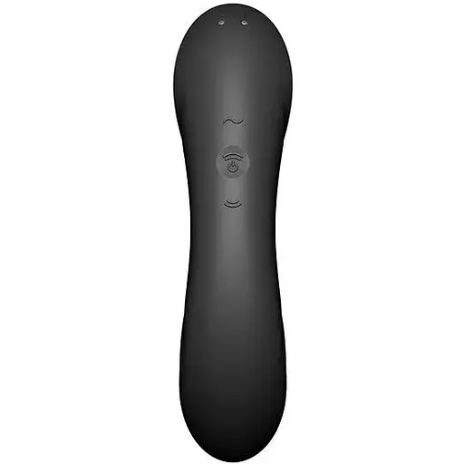 Вакуумний стимулятор з вібрацією Satisfyer Curvy Trinity 4 Black - фото 3