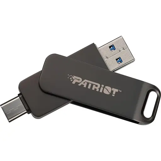 Флеш-накопичувач Patriot USB 3.2 Gen 1 Rage R550 64GB Type-A+C - фото 1