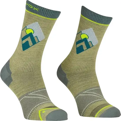 Шкарпетки Ortovox Alpine Light Comp Mid Socks M 42-44 Зелений (1054-025.001.1163)
