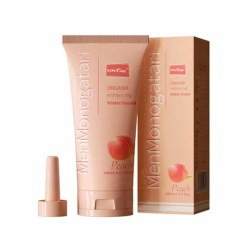 Зволожуючий гель-лубрикант MenMonogatari анальний з ароматом персику 200 мл - фото 1