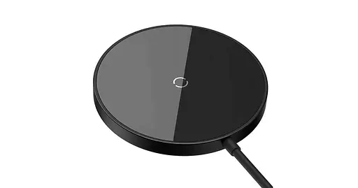 Бездротовий зарядний пристрій магнітний Baseus Simple Mini3 Magnetic 15 W чорний (CCJJ040001) - фото 2
