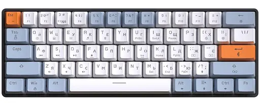 Клавиатура GamePro MK130R Outemu Red Hot-Swap RGB USB (MK130R) - фото 2