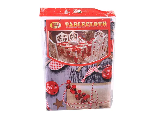 Скатертина новорічна "Holiday" 150*240см 6220-116N