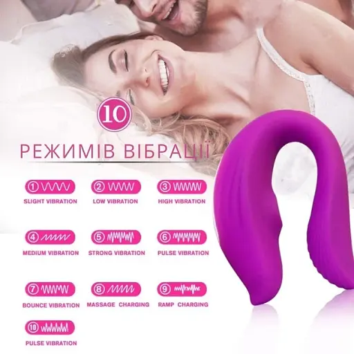 Вакуумный вибратор для пар I'MCUM Violet Vacuum Teaser Фиолетовый (IM-KCD215) - фото 3