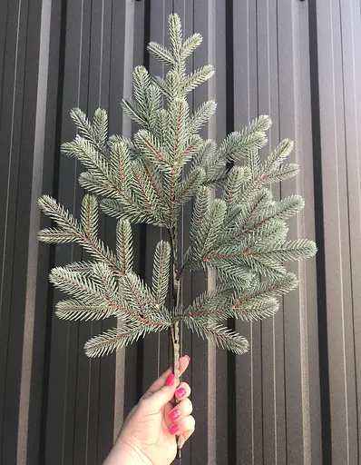 Гілки хвойні штучні Hvoya Traditional блакитні 60 см 3 шт. - фото 5