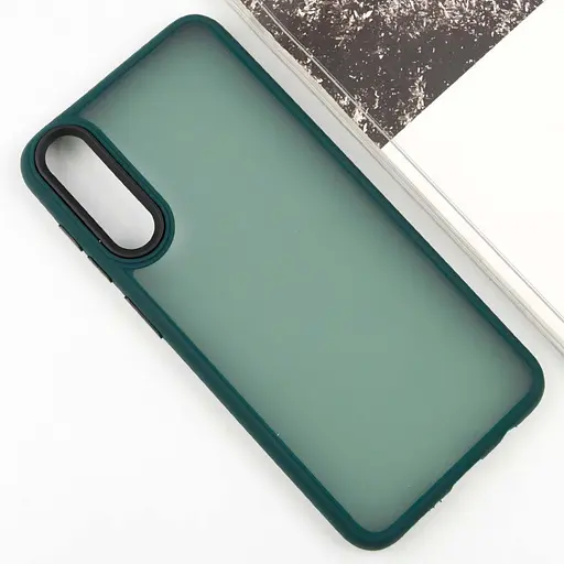 Чохол TPU+PC Lyon Frosted для Samsung Galaxy A50 (A505F) / A50s / A30s Green - фото 2