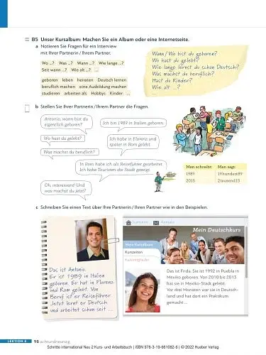 Schritte international. Neu 2. Kursbuch + Arbeitsbuch mit Audios online - фото 11