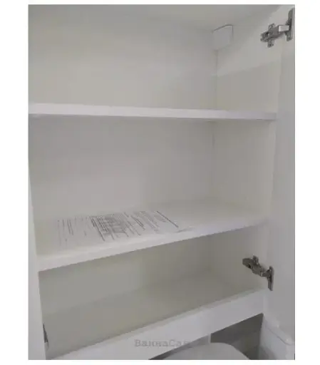 Шафа навісна ПіК Сімпл для ванної кімнати 60 см Білий 30412 - фото 2