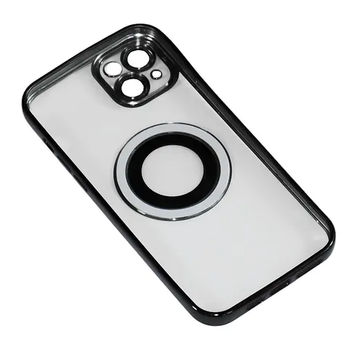 Магнитный чехол XON PhoneCase Magnetic для iPhone 14 Plus (PCMC1114200B 7904) Черный/Прозрачный - фото 2