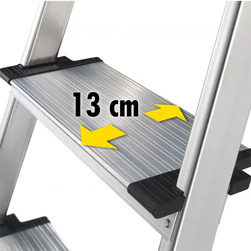 Драбина алюмінієва Hailo L80 COMFORTLINE, 5 ступенів (8040507) - фото 2