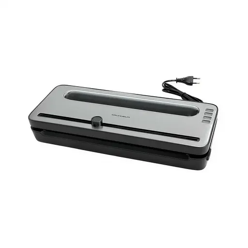 Бытовой вакууматор Grunhelm GV 104 BI ширина герметизации 2 мм Упаковщик для сухих влажных пищевых продуктов Серый - фото 1