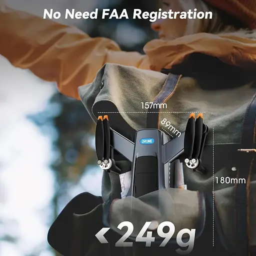 GPS-дрон з камерою 4K для дорослих та початківців 5G WiFi - фото 8