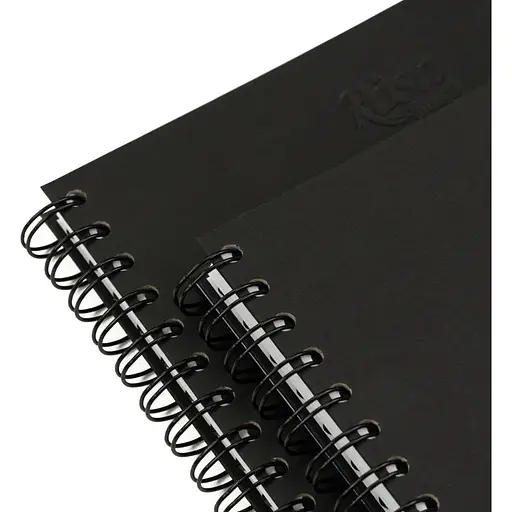 Блокнот на спіралі Rosa Studio A5 (14.8х21см) 100г/м2 80л чорний - фото 6