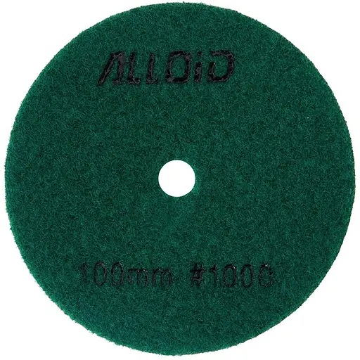 Круг алмазний Alloid Building Tools Hexagon шліфувальний на липучці 100 мм зерно 1000 (DD-63391) - фото 1