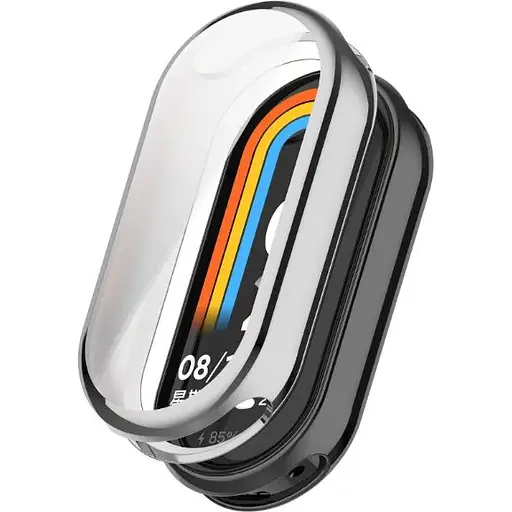 Чохол-накладка DK Silicone Face Case для Xiaomi Mi Band 8 (016403) (silver)