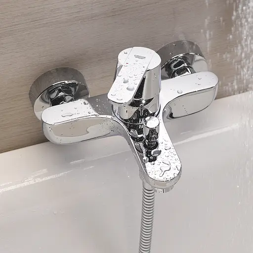 Набор смесителей 3 в 1 для ванной комнаты Grohe QuickFix Get M-Size UA202701MQ Хром - фото 6