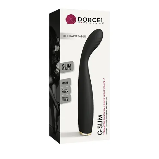 Вибратор для точки G Dorcel Marc G-SLIM 19.1 см черный - фото 9