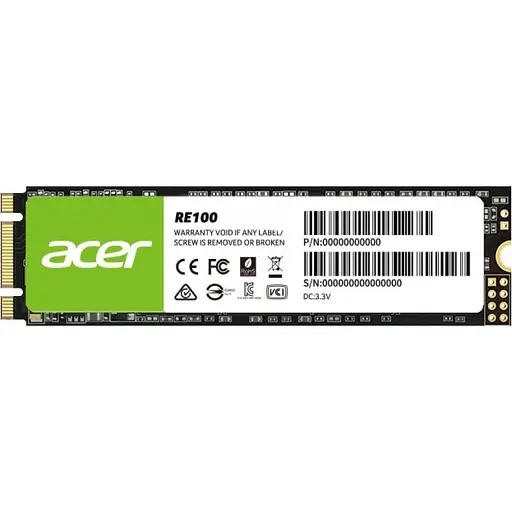 Накопитель SSD Acer m.2 Sata 2TB RE100 (BL.9BWWA.116) - фото 1