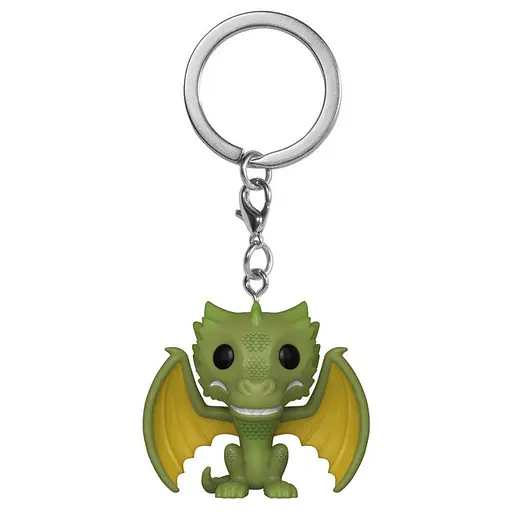 Фігурка-брелок Funko Pop Фанко Поп Гра престолів Зелений дракон Game of Thrones Rhaegal 4 см Trinket GT R - фото 1