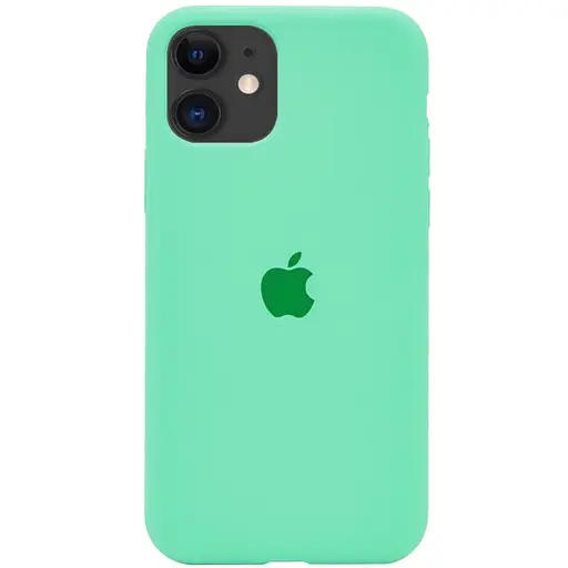 Чохол Epik Silicone Case Full Protective AA для Apple iPhone 11, 6.1 Зелений/Spearmint - фото 1
