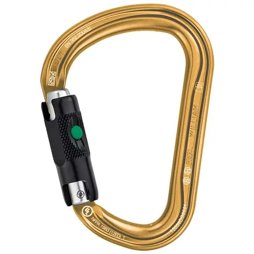 Карабін Petzl William Ball-Lock Gold (1052-M36A BLY)