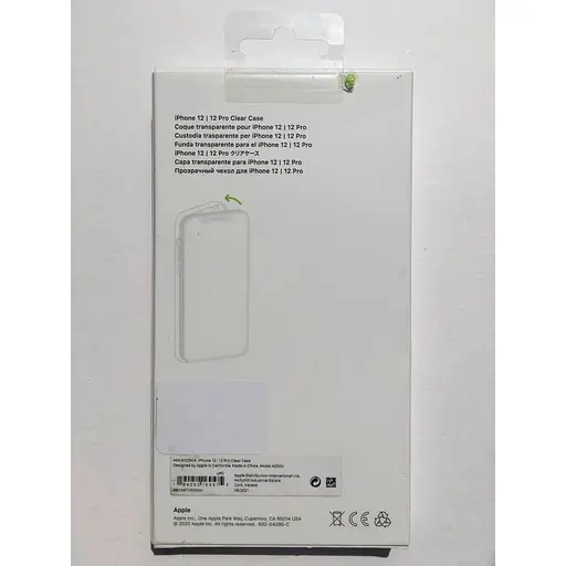 Оригинальный противоударный чехол Apple Clear Case MagSafe для iPhone 12 Pro (6.1") Прозрачный (MHLM3ZE/A) - фото 3