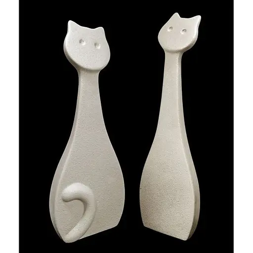 Статуетка Linea Sette Ceramiche N700/A Кіт 36 см, бежева - фото 3