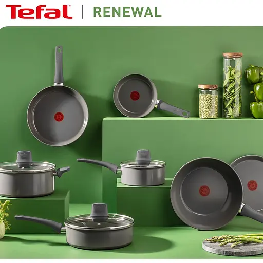 Сковорода Tefal Renew 26 см + контейнер Tefal Master Seal Eco 0.8 л (C4250543) - фото 7